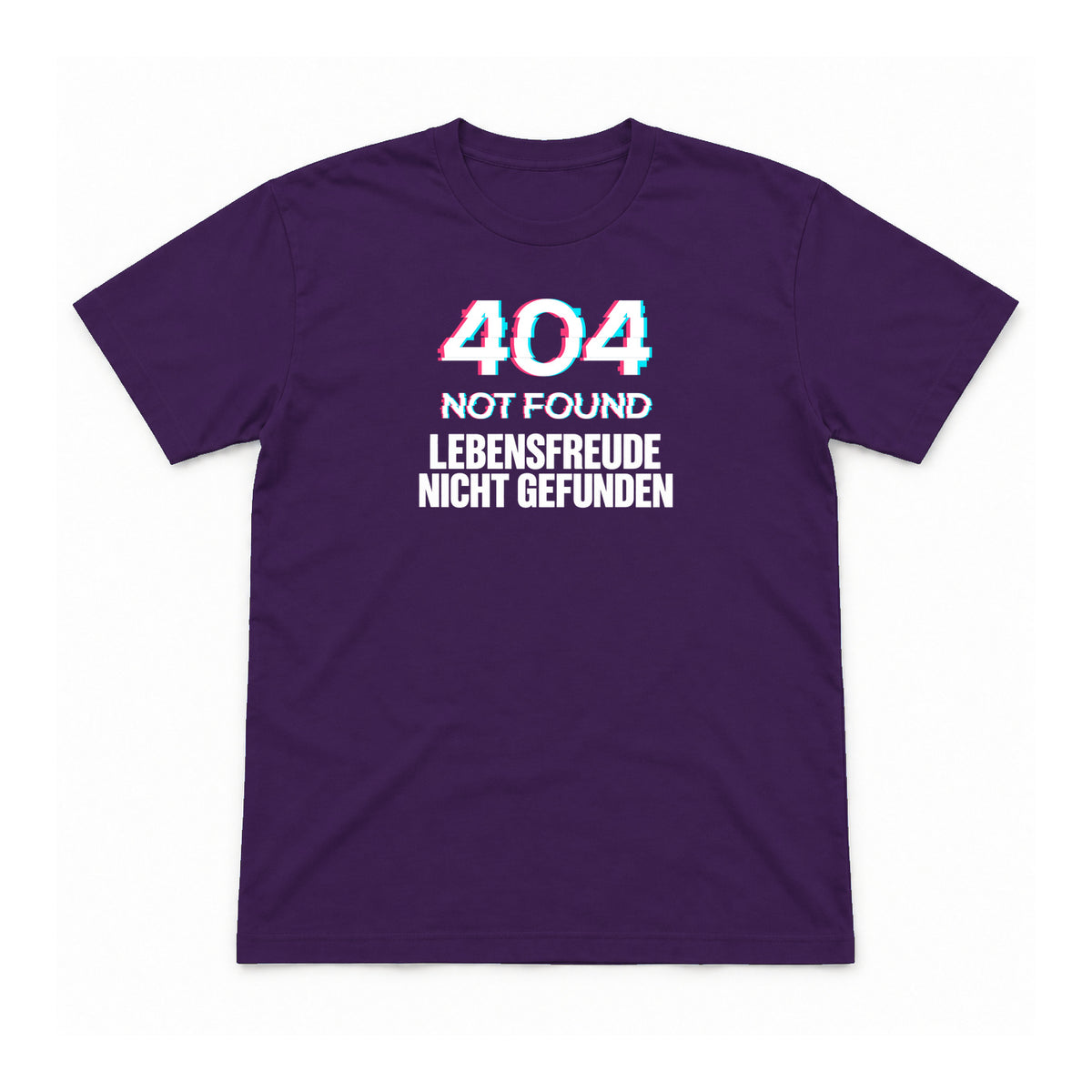 Realitätscheck – Purple – Flat-Lay Vorderseite – Motiv 99 (Mockup)