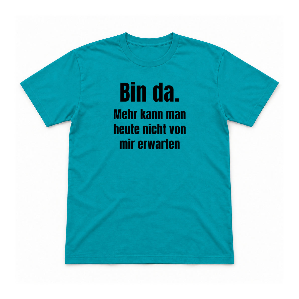 Realitätscheck – Tropical Blue – Flat-Lay Vorderseite – Motiv 76 (Mockup)