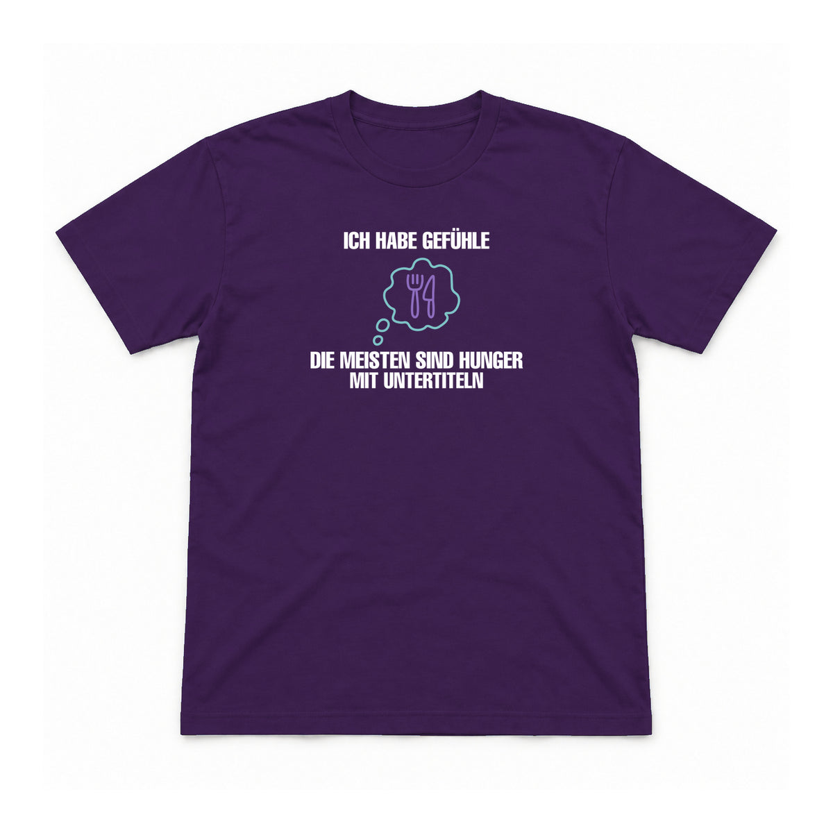 Realitätscheck – Purple – Flat-Lay Vorderseite – Motiv 55 (Mockup)