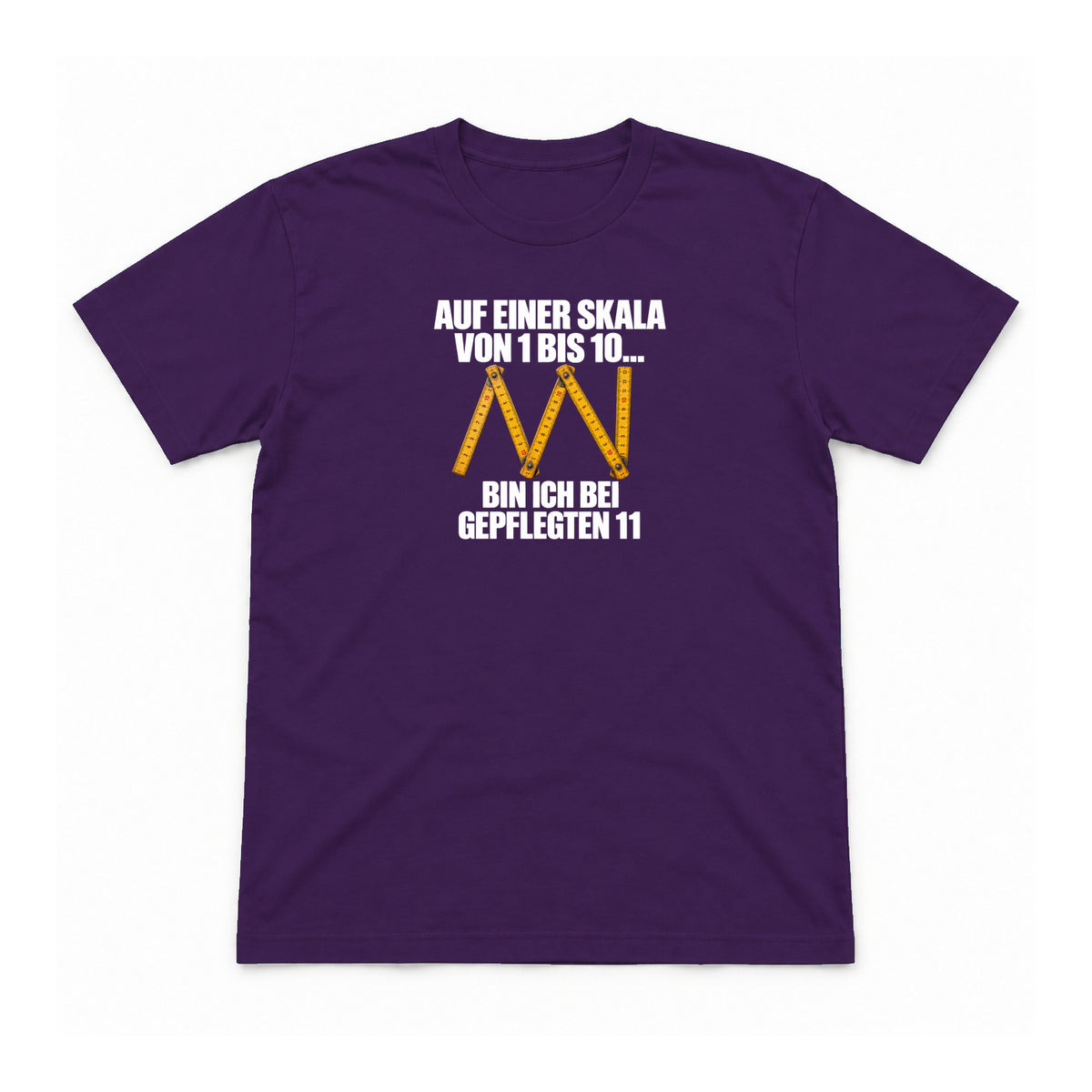 Realitätscheck – Purple – Flat-Lay Vorderseite – Motiv 9 (Mockup)
