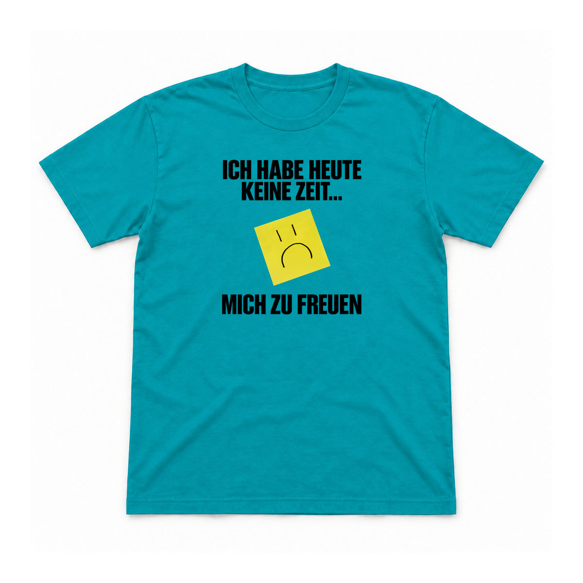 Realitätscheck – Tropical Blue – Flat-Lay Vorderseite – Motiv 105 (Mockup)